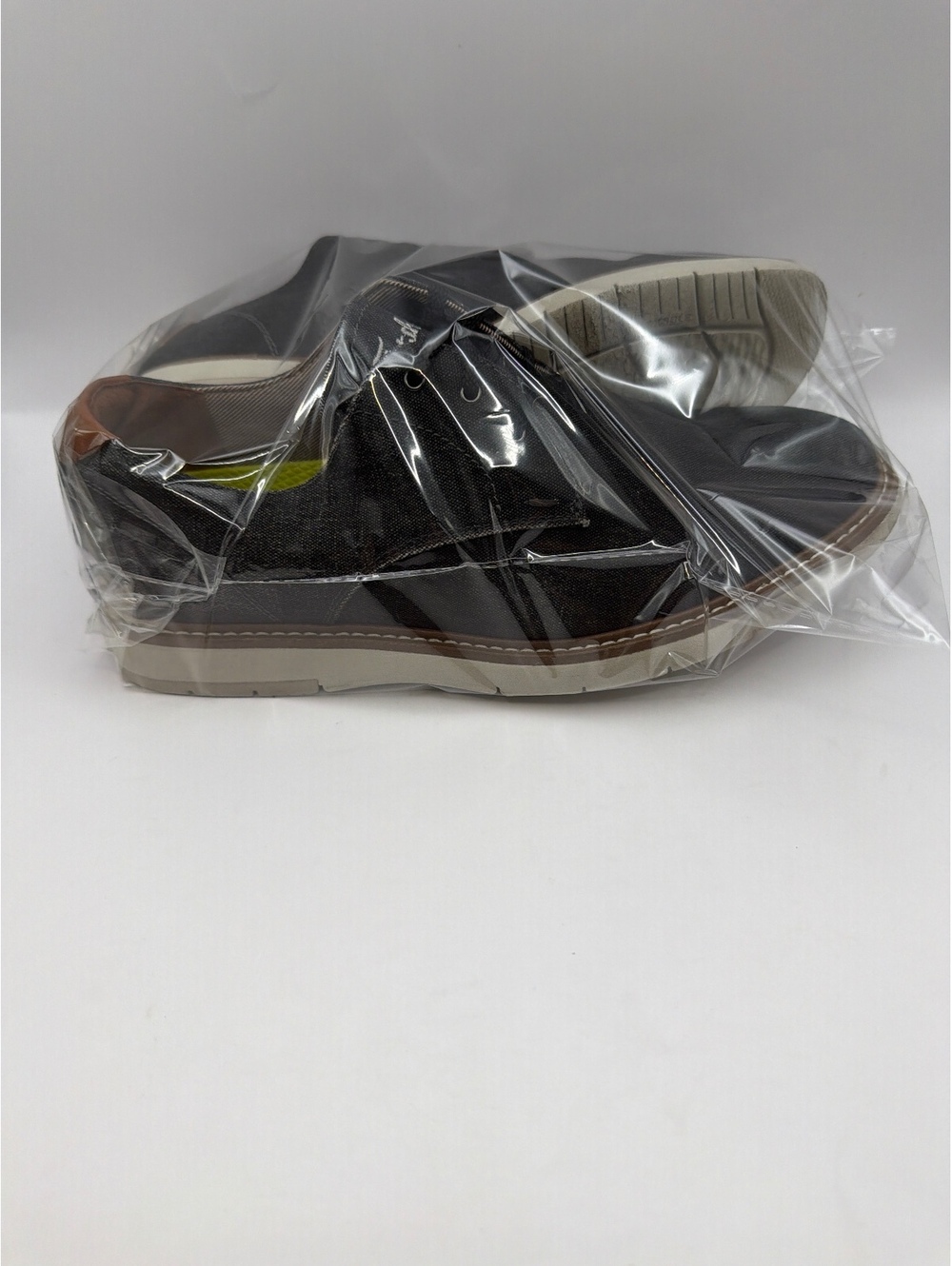 Florsheim Vibe Black Canvas Plain Toe Oxford Casual Dress Shoes Men's Size 8 M - Picture 14 of 14